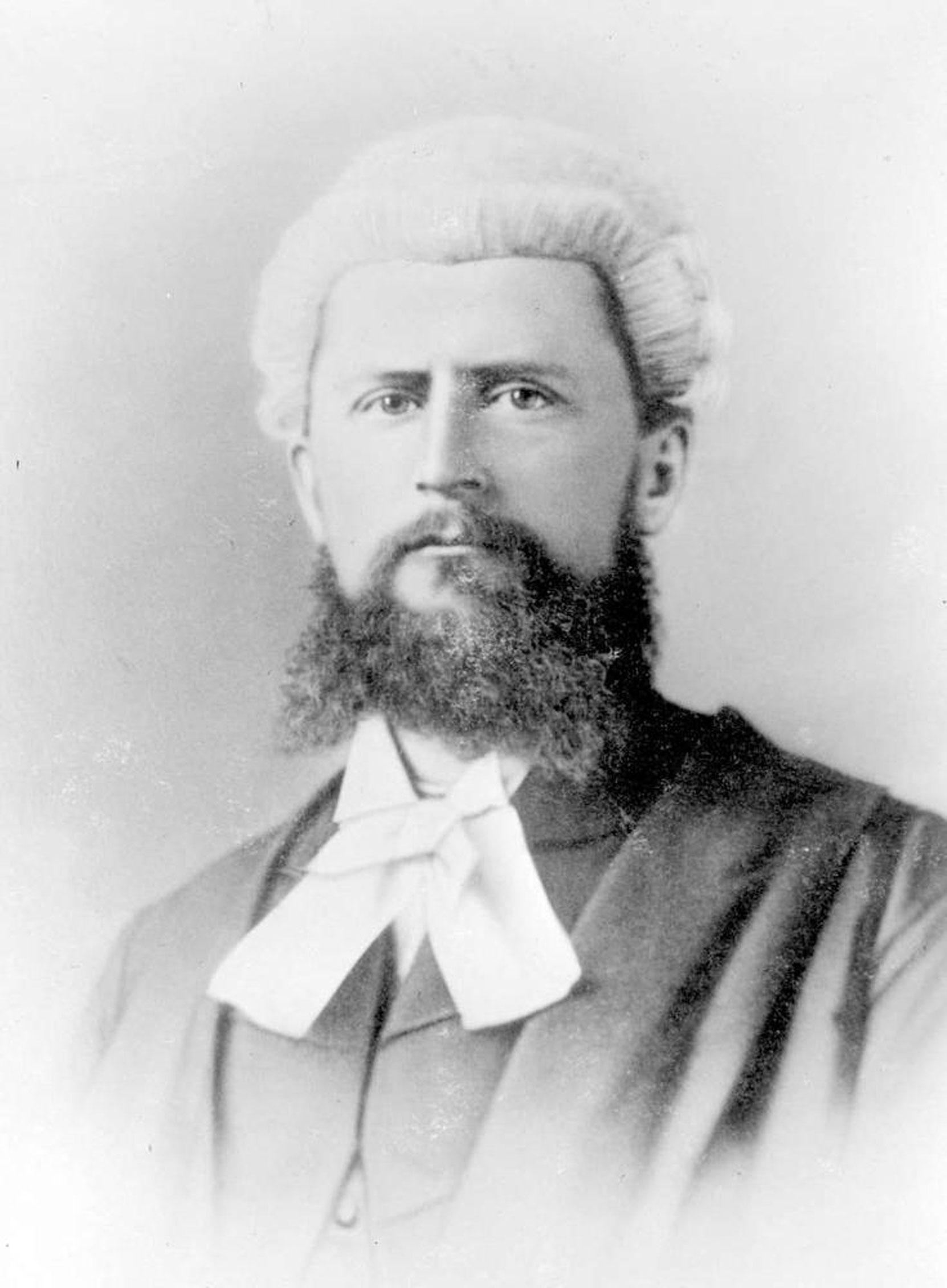 Alexander Rocke Robertson (1841-1881) in lawyers' regalia, circa 1870 [BC Archives photo FA-01904]