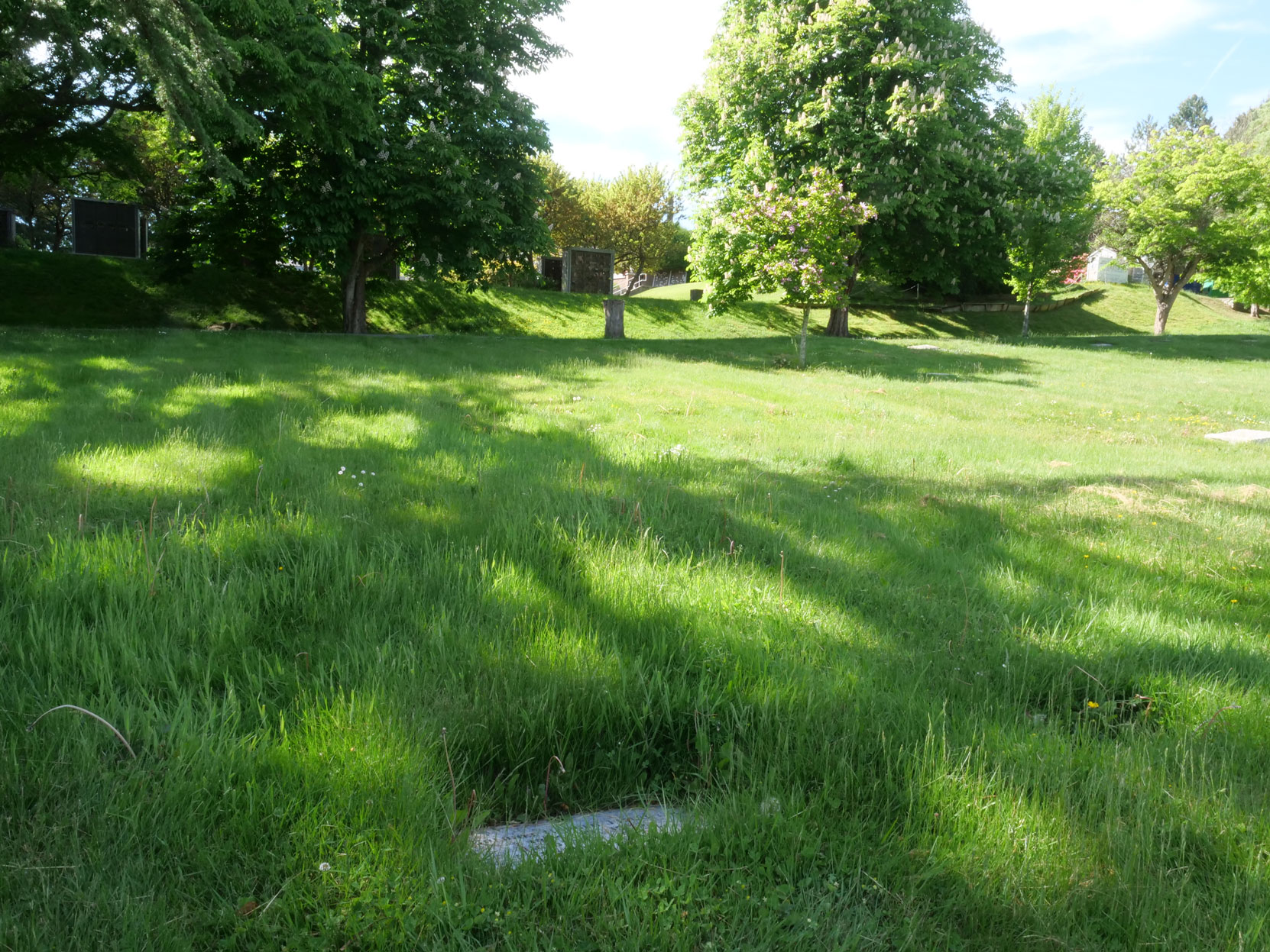 The grave of Harold Joseph Rous Cullin (1874-1935) in Royal Oak Burial Park, Saanich, B.C. [photo: Vancouver & Quadra Lodge No. 2 Historian]