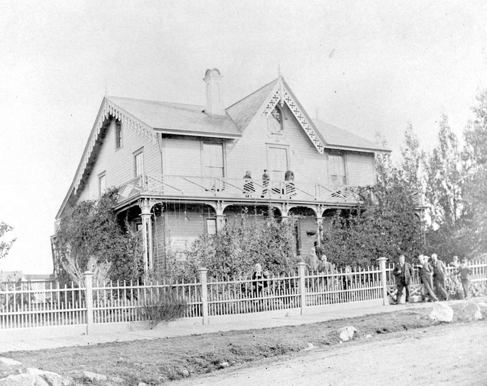 Wentworth Villa, circa 1870 [BC Archives photo A-01303]